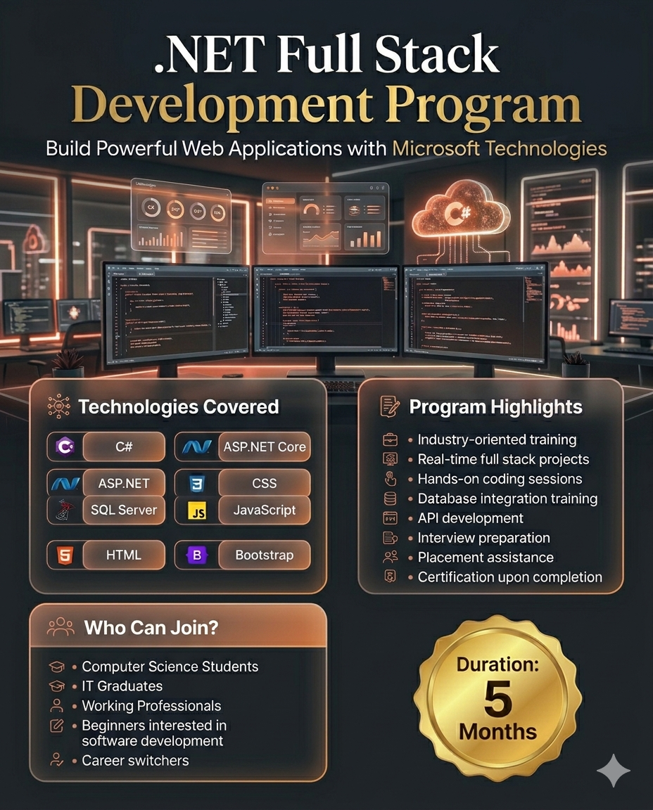 Best .NET Fullstack Training Institute